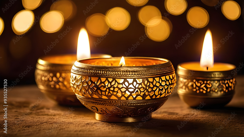 Diwali lamp element. Diwali Celebration Lighting a Sparkler Alongside Traditional Diya Oil Lamp. Diwali lamp element. Diwali Celebration Lighting a Sparkler Alongside Traditional Diya Oil Lamp.