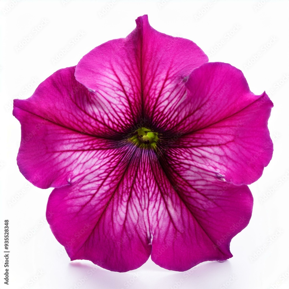 Naklejka premium Pink Fuchsia Petunia isolated on white background