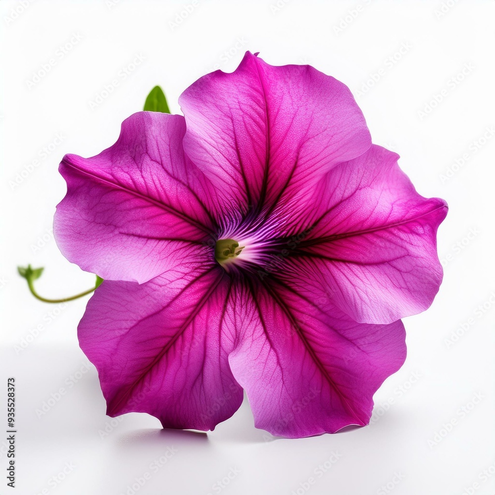 Naklejka premium Pink Fuchsia Petunia isolated on white background