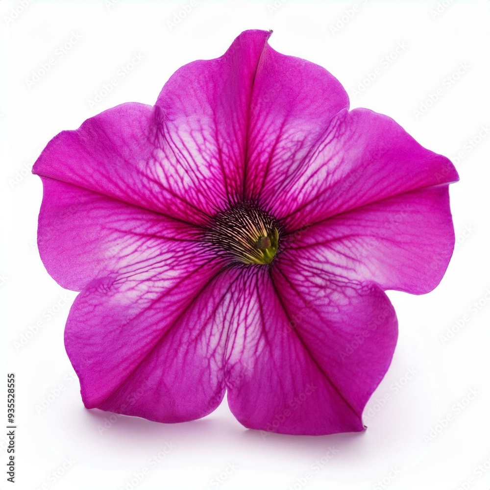 Naklejka premium Pink Fuchsia Petunia isolated on white background