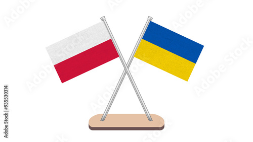 Ukraine Poland Flag