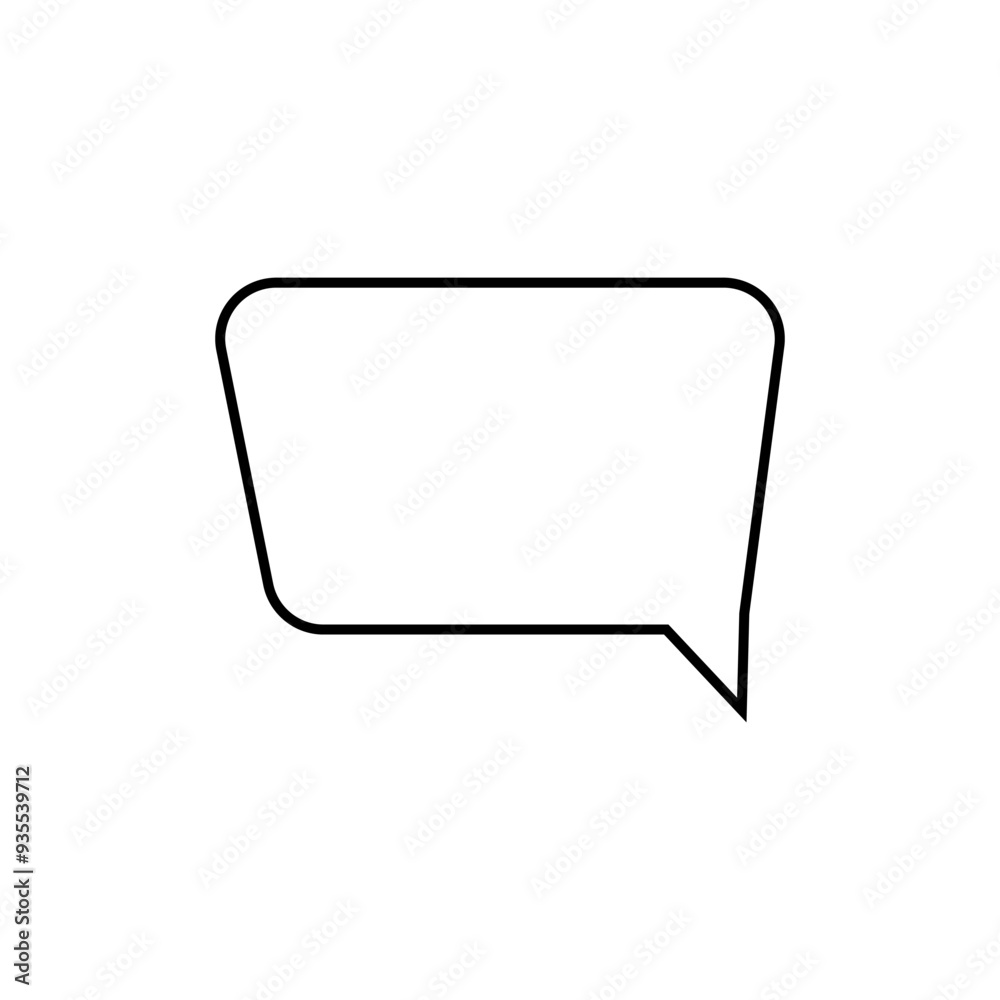 Doodle blank speech bubbles. Vector EPS10 Doodle blank speech bubbles. Vector EPS10