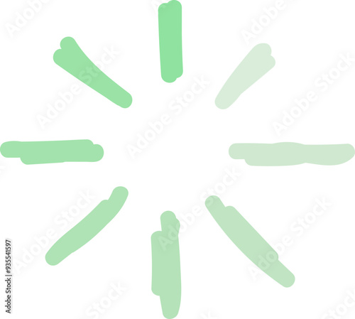Abstract Scribble Loading Icon