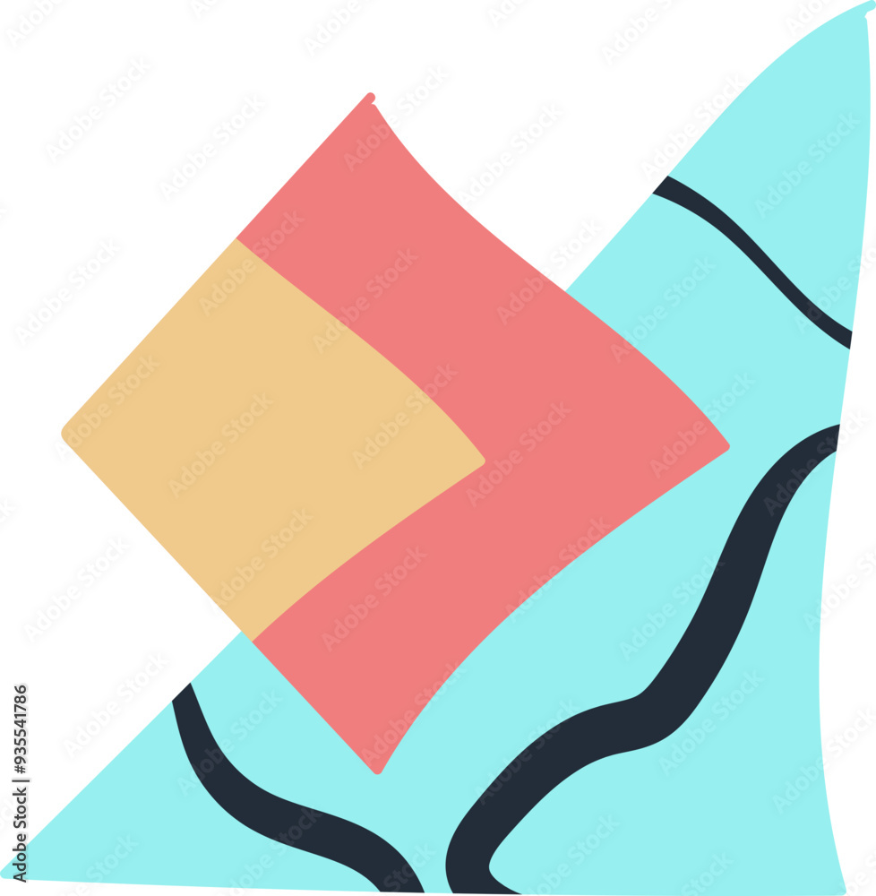 Abstract Scribble Icon Shape Abstract Scribble Icon Shape