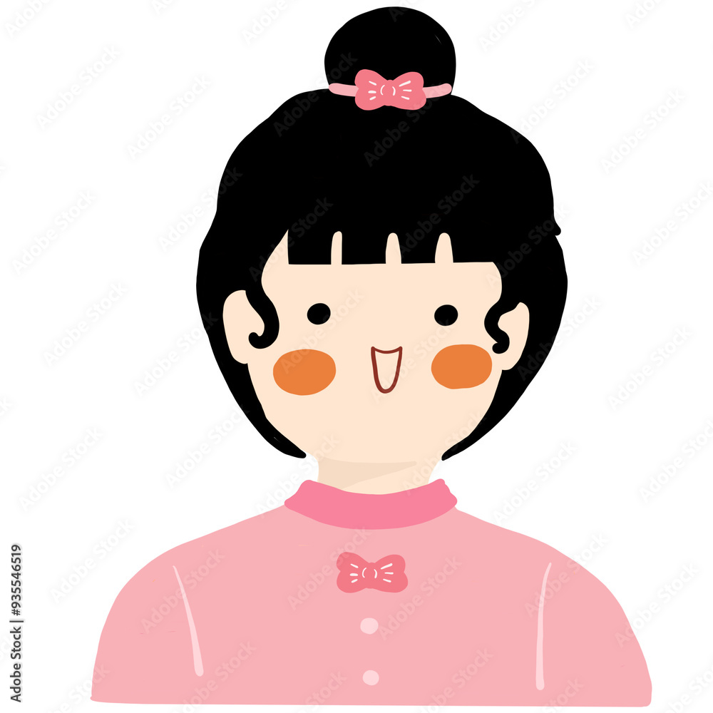 fashionable woman character flat illustration fashionable woman character flat illustration
