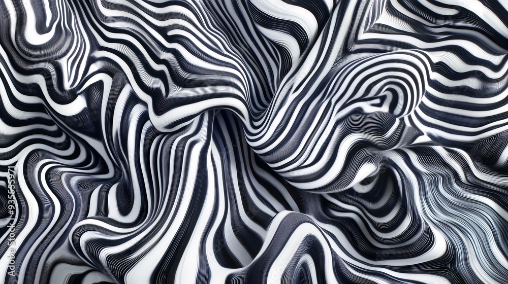 Abstract Black and White Curved Lines, Digital Art, 3D Render, Minimalist, Abstract Art, Black and White, Geometric Abstract Black and White Curved Lines, Digital Art, 3D Render, Minimalist, Abstract Art, Black and White, Geometric
