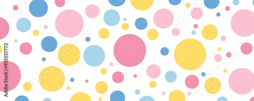 Abstract Colorful Polka Dot Pattern, Circle, Pattern, Polka Dot, Background