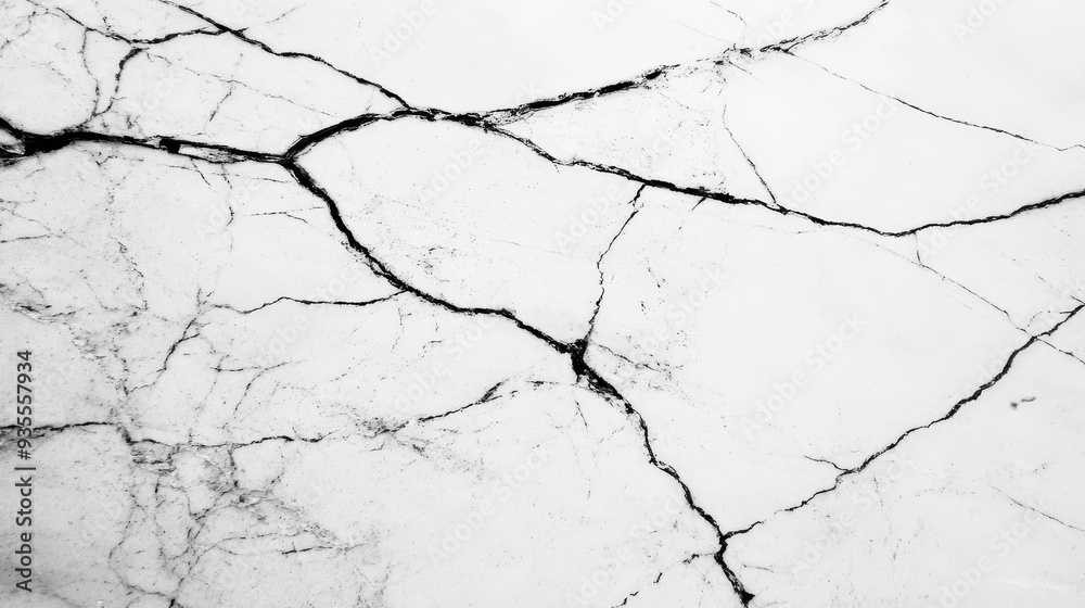 Abstract Crackle Effect in Black and White, Crackle Pattern , Texture , White , Black
