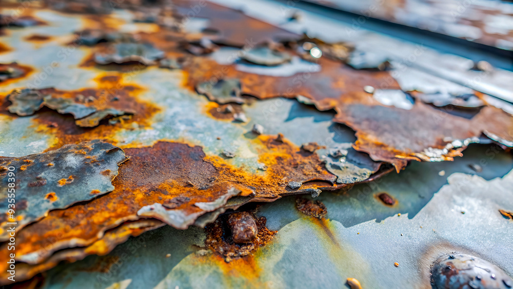 Aged and rusty metal surface with intricate textures and peeling paint, perfect for grunge and industrial design themes, backgrounds, textures, design elements needing gritty, industrial aesthetic. Aged and rusty metal surface with intricate textures and peeling paint, perfect for grunge and industrial design themes, backgrounds, textures, design elements needing gritty, industrial aesthetic.