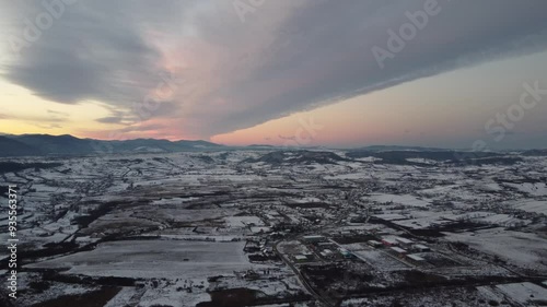 sunrise in the mountains