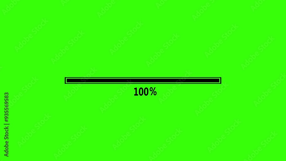 Loading bar downloading progress animation transfer 0-100 animation on black background. Loading bar downloading progress animation transfer 0-100 animation on black background.