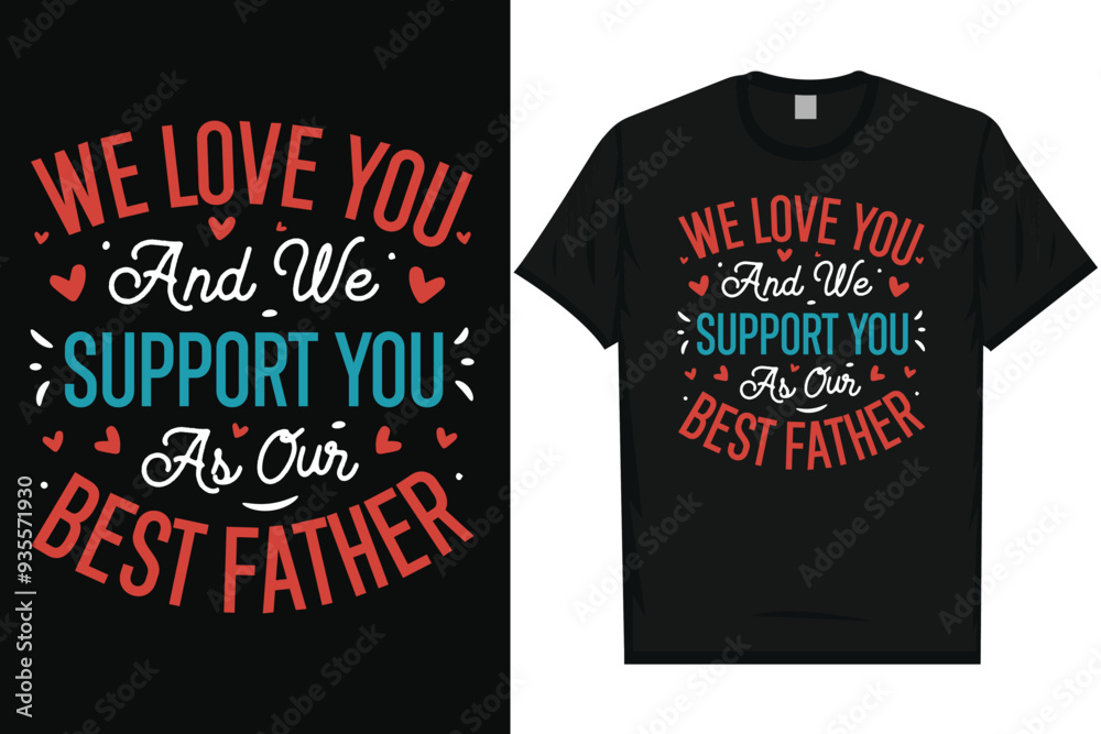 Happy Father's day typography tshirt design Happy Father's day typography tshirt design