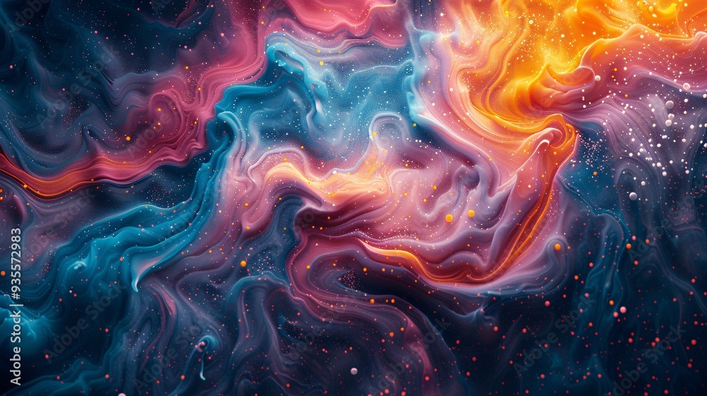 Vibrant Abstract Composition with Fluid Shapes for Dynamic Designs Vibrant Abstract Composition with Fluid Shapes for Dynamic Designs
