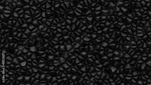 Wallpaper Mural Black gray plasma bubble of sun surface (3D Rendering) Torontodigital.ca