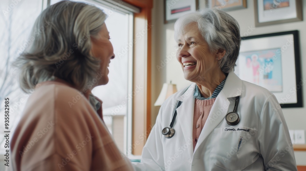 Fototapeta premium The Elderly Medical Consultation