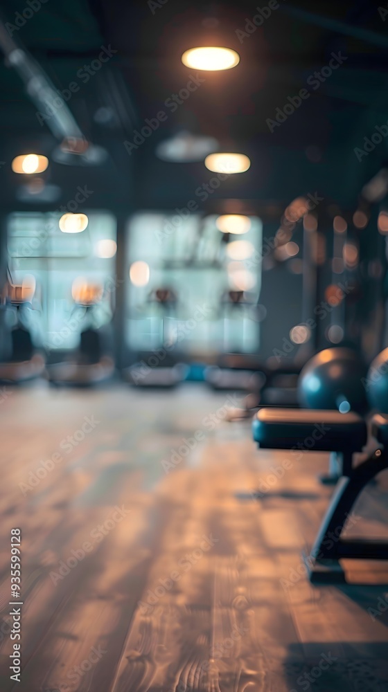 blurred gym background blurred gym background