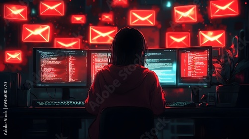 Anime Promoting Internet Safety to Reduce Email Scam Phishing Risks