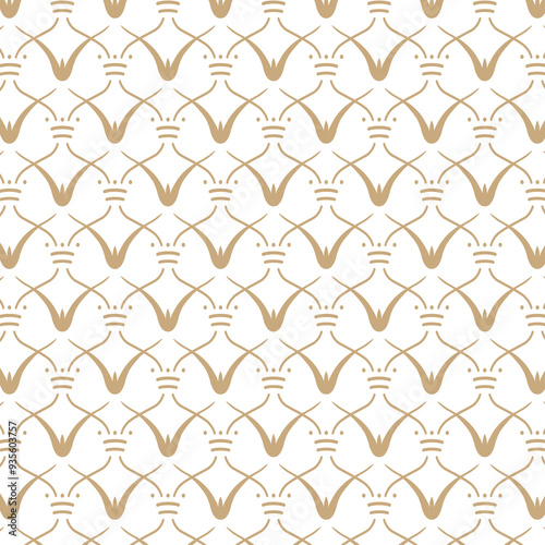 Gold interlacement stylish pattern design element