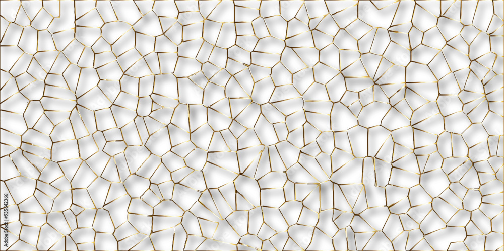 6075Broken glass effect texture vector design .Broken glass effect vector crystalized abstract stroke wallpaper. abstract seamless pattern with 3d shapes vector backdrop.	
