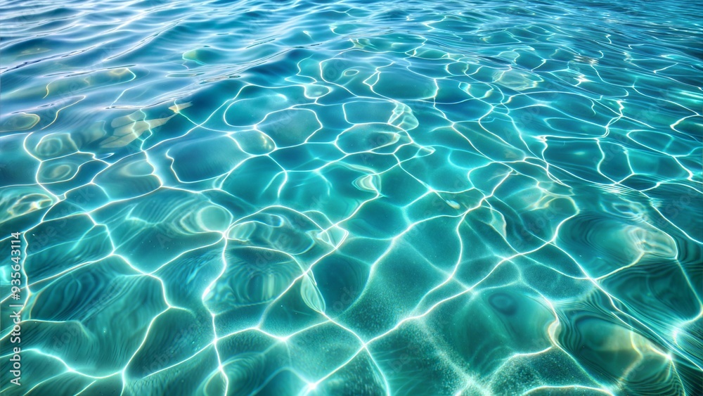 Seamless Transparent Sea Water Texture with Clear Blue Tones Seamless Transparent Sea Water Texture with Clear Blue Tones