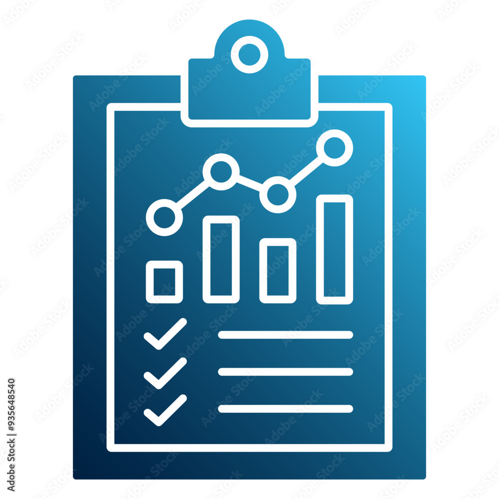 Business Report Icon Business Report Icon