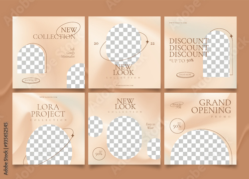 Skin care social media post template