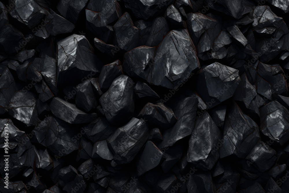 Processed collage of industrial pea coal surface texture. Background for banner, backdrop or texture Processed collage of industrial pea coal surface texture. Background for banner, backdrop or texture