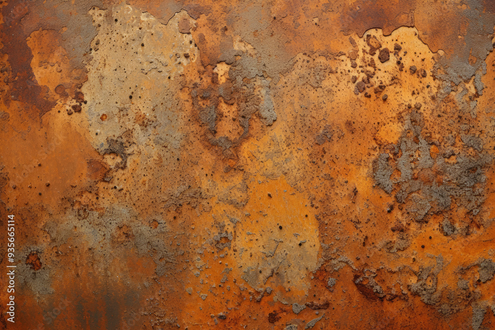 Processed collage of old rust metal wall surface texture. Background for banner, backdrop Processed collage of old rust metal wall surface texture. Background for banner, backdrop