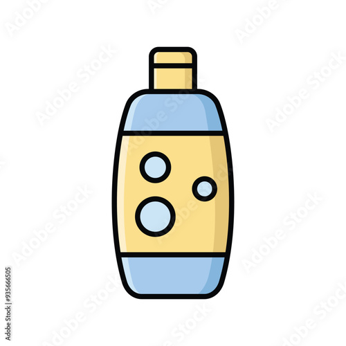 shampoo icon vector design template simple and clean