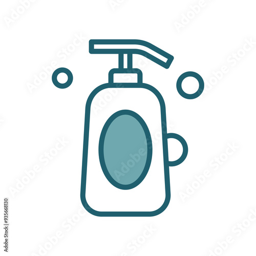 shampoo icon vector design template simple and clean