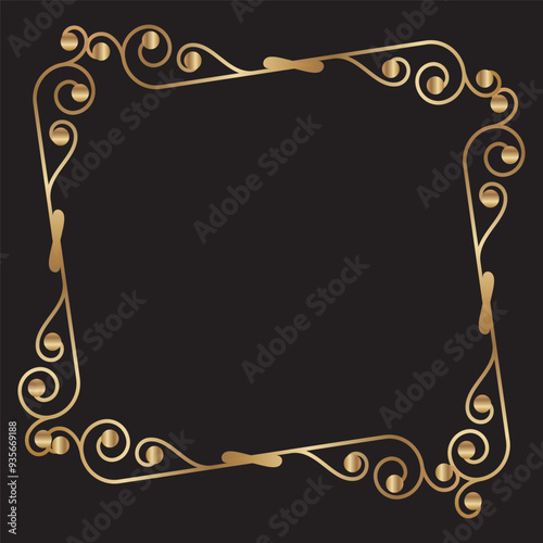 Vintage ornament frame. Decorative border frames,   vintage frame collection and backgrounds icons vector set. Decorative vintage frames and borders.