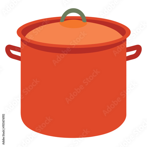 


        Large pot vector art illustration.
