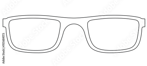 Glasses vector illustration vector eps 10