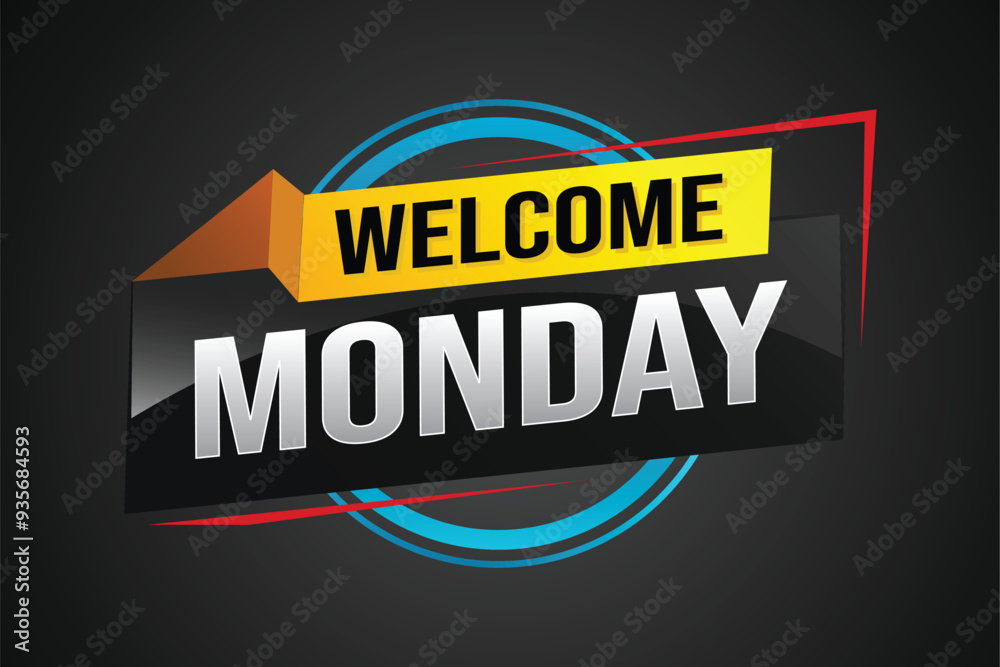 welcome Monday word text concept icon logo sign symbol vector note 3d style for use landing page, template, ui, web, mobile app, poster, banner, flyer, backdrop, gift card, coupon
welcome Monday word text concept icon logo sign symbol vector note 3d style for use landing page, template, ui, web, mobile app, poster, banner, flyer, backdrop, gift card, coupon