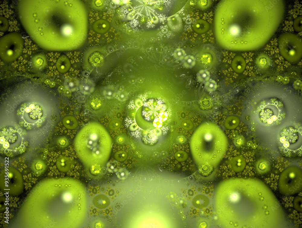 Imaginatory fractal abstract background Image