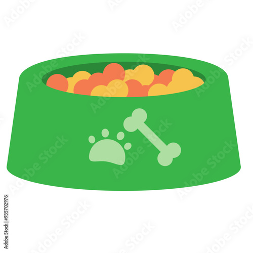 pet food bowl icon
