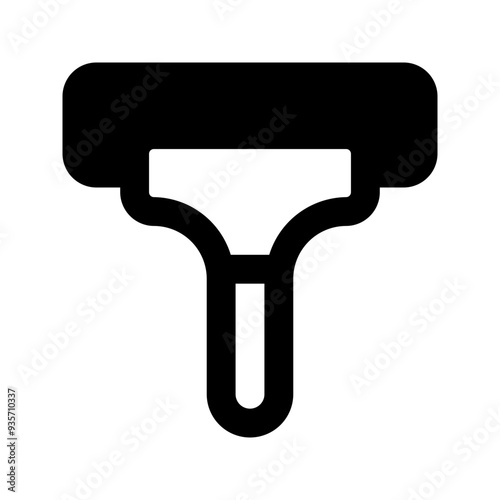 squeegee glyph icon
