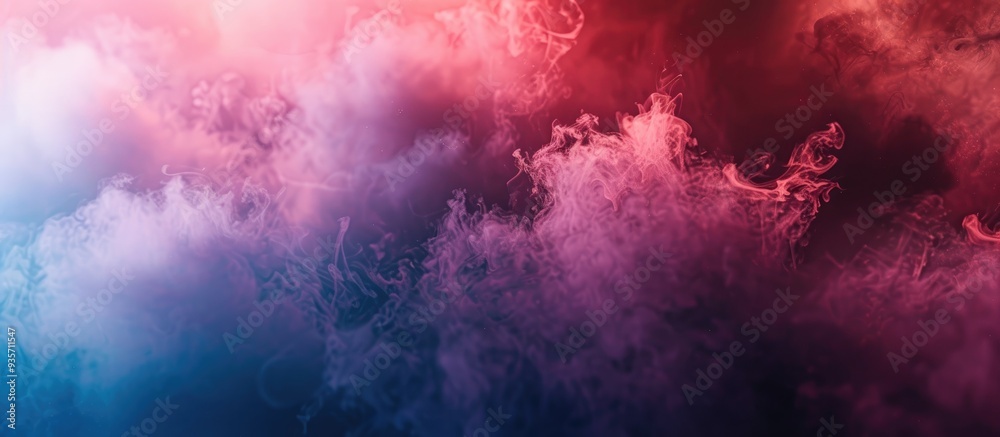 background of vibrant smoke with empty copy space