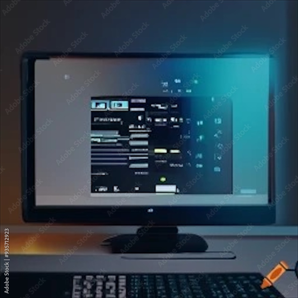 computer monitor and mouse computer monitor and mouse