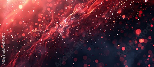 Blurry Abstract Particles Background with Illumination. Copy space image. Place for adding text and design