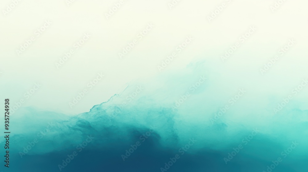 A serene composition featuring wisps of blue and teal mist against a light background. A serene composition featuring wisps of blue and teal mist against a light background.