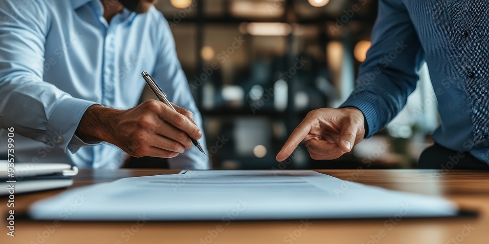 Businessmen Signing Contract Businessmen Signing Contract