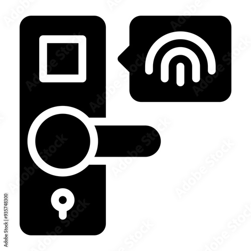 door knob glyph icon