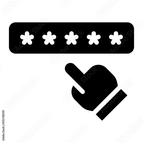 pin code glyph icon