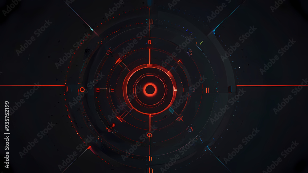 minimalist flat vector background featuring a target with laser beams converging on a single point minimalist flat vector background featuring a target with laser beams converging on a single point
