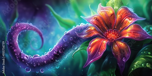 background with flowers