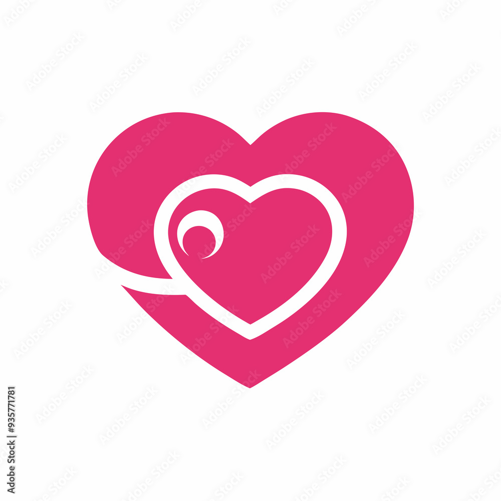 A sleek, attractive logo of a heart for health and wellness brands.. white background
A sleek, attractive logo of a heart for health and wellness brands.. white background