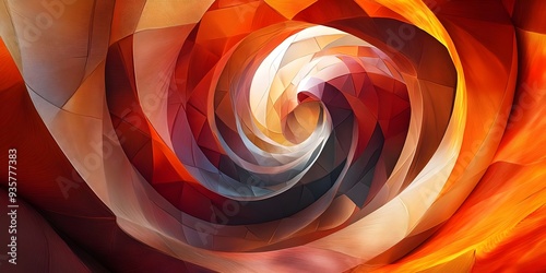 Fototapeta Naklejka Na Ścianę i Meble -  art abstract shapes background, ai generated