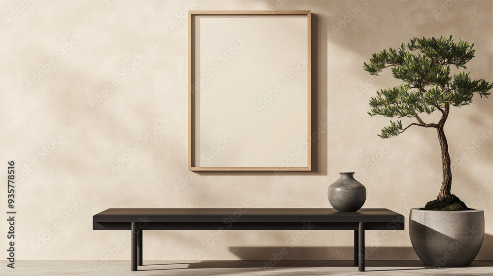 The frame and minimal display The frame and minimal display