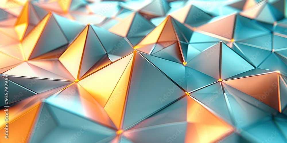Obraz premium abstract background with triangles